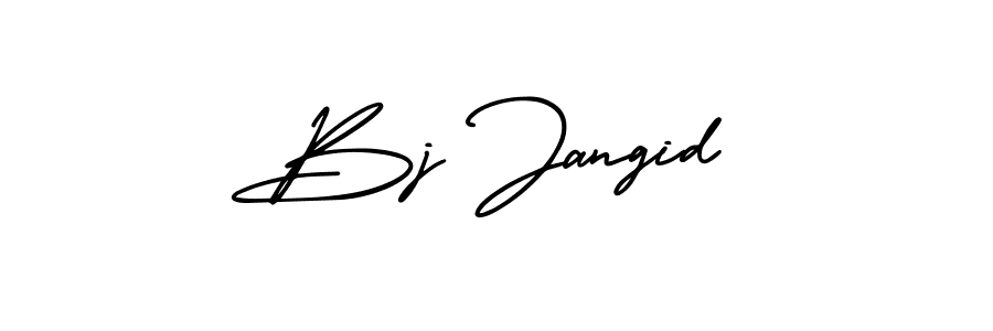 AmerikaSignatureDemo-Regular is a professional signature style that is perfect for those who want to add a touch of class to their signature. It is also a great choice for those who want to make their signature more unique. Get Bj Jangid name to fancy signature for free. Bj Jangid signature style 3 images and pictures png