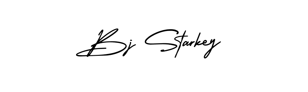 Also You can easily find your signature by using the search form. We will create Bj Starkey name handwritten signature images for you free of cost using AmerikaSignatureDemo-Regular sign style. Bj Starkey signature style 3 images and pictures png