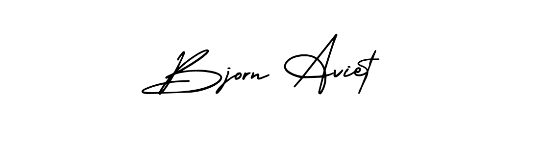 Design your own signature with our free online signature maker. With this signature software, you can create a handwritten (AmerikaSignatureDemo-Regular) signature for name Bjorn Aviet. Bjorn Aviet signature style 3 images and pictures png