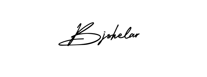 Bjshelar stylish signature style. Best Handwritten Sign (AmerikaSignatureDemo-Regular) for my name. Handwritten Signature Collection Ideas for my name Bjshelar. Bjshelar signature style 3 images and pictures png