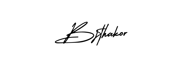 Also we have Bjthakor name is the best signature style. Create professional handwritten signature collection using AmerikaSignatureDemo-Regular autograph style. Bjthakor signature style 3 images and pictures png