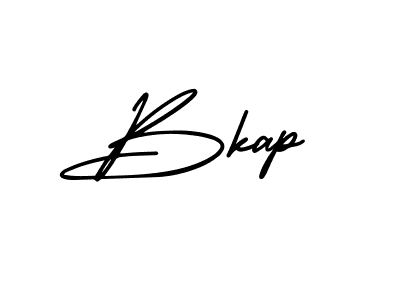 Use a signature maker to create a handwritten signature online. With this signature software, you can design (AmerikaSignatureDemo-Regular) your own signature for name Bkap. Bkap signature style 3 images and pictures png