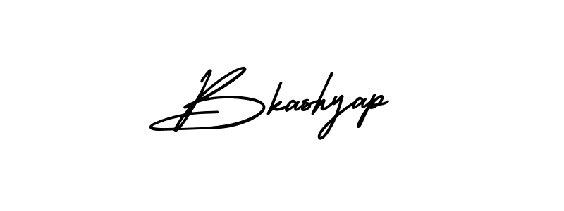 How to Draw Bkashyap signature style? AmerikaSignatureDemo-Regular is a latest design signature styles for name Bkashyap. Bkashyap signature style 3 images and pictures png