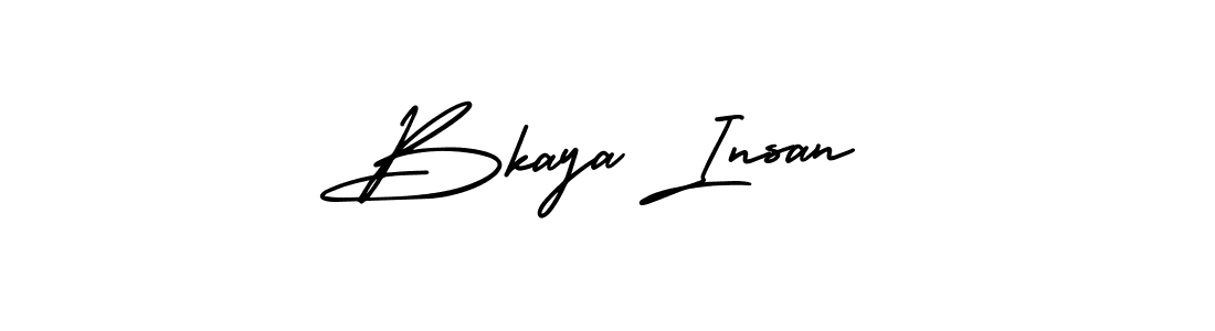 Make a beautiful signature design for name Bkaya Insan. With this signature (AmerikaSignatureDemo-Regular) style, you can create a handwritten signature for free. Bkaya Insan signature style 3 images and pictures png