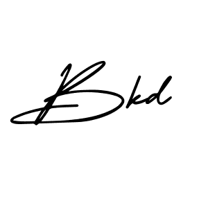 Create a beautiful signature design for name Bkd. With this signature (AmerikaSignatureDemo-Regular) fonts, you can make a handwritten signature for free. Bkd signature style 3 images and pictures png