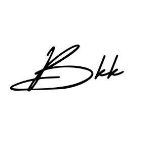 How to Draw Bkk signature style? AmerikaSignatureDemo-Regular is a latest design signature styles for name Bkk. Bkk signature style 3 images and pictures png