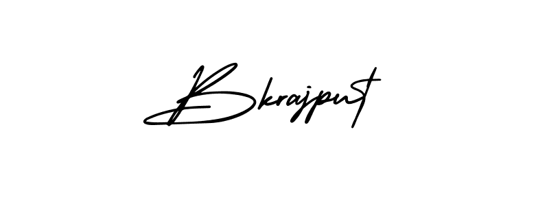 Create a beautiful signature design for name Bkrajput. With this signature (AmerikaSignatureDemo-Regular) fonts, you can make a handwritten signature for free. Bkrajput signature style 3 images and pictures png