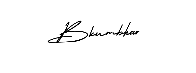 Best and Professional Signature Style for Bkumbhar. AmerikaSignatureDemo-Regular Best Signature Style Collection. Bkumbhar signature style 3 images and pictures png
