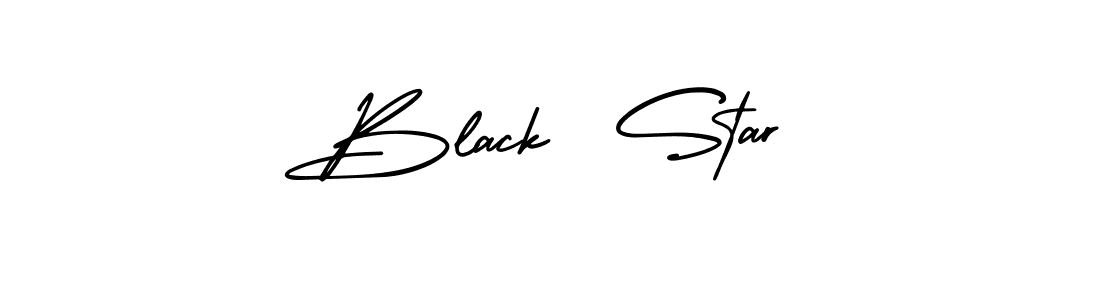 How to make Black  Star signature? AmerikaSignatureDemo-Regular is a professional autograph style. Create handwritten signature for Black  Star name. Black  Star signature style 3 images and pictures png