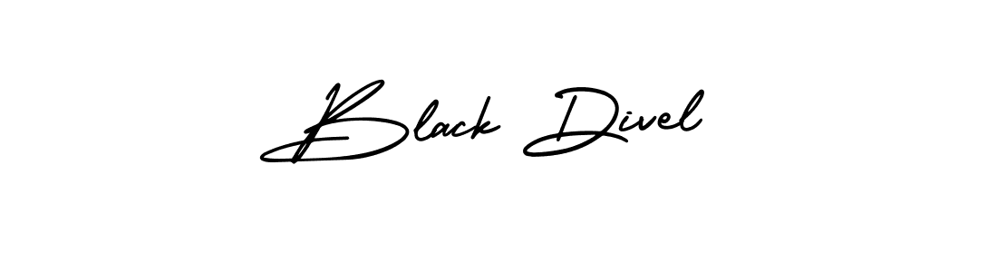 You should practise on your own different ways (AmerikaSignatureDemo-Regular) to write your name (Black Divel) in signature. don't let someone else do it for you. Black Divel signature style 3 images and pictures png