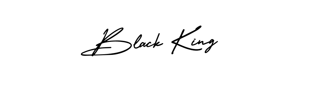 Use a signature maker to create a handwritten signature online. With this signature software, you can design (AmerikaSignatureDemo-Regular) your own signature for name Black King. Black King signature style 3 images and pictures png