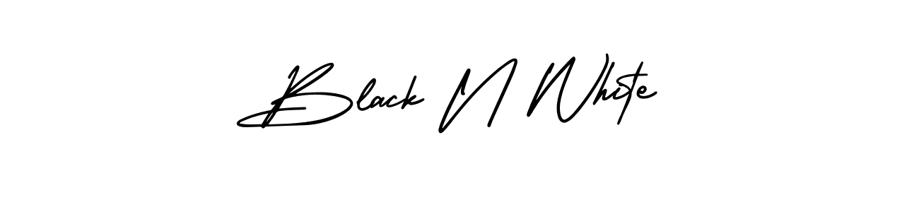 This is the best signature style for the Black N White name. Also you like these signature font (AmerikaSignatureDemo-Regular). Mix name signature. Black N White signature style 3 images and pictures png