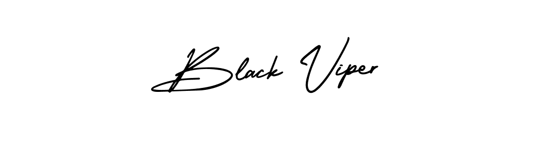 Make a beautiful signature design for name Black Viper. With this signature (AmerikaSignatureDemo-Regular) style, you can create a handwritten signature for free. Black Viper signature style 3 images and pictures png