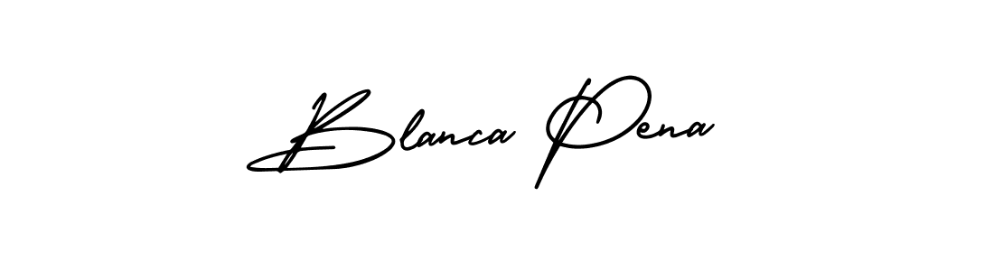 Make a short Blanca Pena signature style. Manage your documents anywhere anytime using AmerikaSignatureDemo-Regular. Create and add eSignatures, submit forms, share and send files easily. Blanca Pena signature style 3 images and pictures png