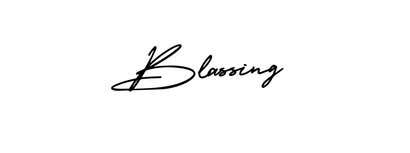 You should practise on your own different ways (AmerikaSignatureDemo-Regular) to write your name (Blassing) in signature. don't let someone else do it for you. Blassing signature style 3 images and pictures png