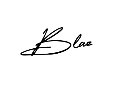 Create a beautiful signature design for name Blaz. With this signature (AmerikaSignatureDemo-Regular) fonts, you can make a handwritten signature for free. Blaz signature style 3 images and pictures png