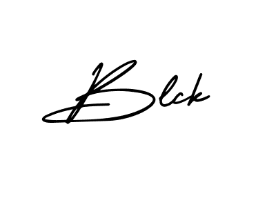 The best way (AmerikaSignatureDemo-Regular) to make a short signature is to pick only two or three words in your name. The name Blck include a total of six letters. For converting this name. Blck signature style 3 images and pictures png