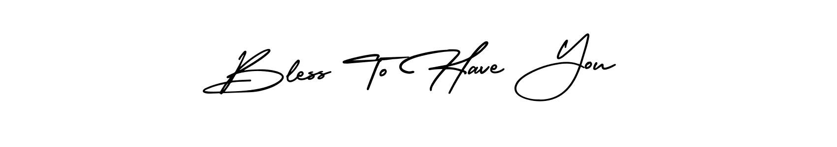 How to make Bless To Have You signature? AmerikaSignatureDemo-Regular is a professional autograph style. Create handwritten signature for Bless To Have You name. Bless To Have You signature style 3 images and pictures png