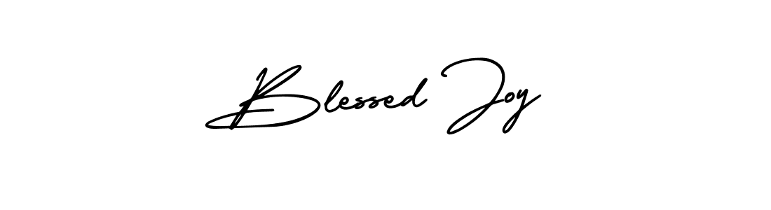 Design your own signature with our free online signature maker. With this signature software, you can create a handwritten (AmerikaSignatureDemo-Regular) signature for name Blessed Joy. Blessed Joy signature style 3 images and pictures png