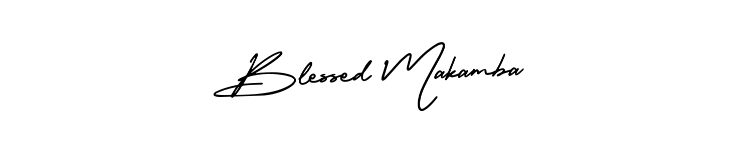 How to Draw Blessed Makamba signature style? AmerikaSignatureDemo-Regular is a latest design signature styles for name Blessed Makamba. Blessed Makamba signature style 3 images and pictures png