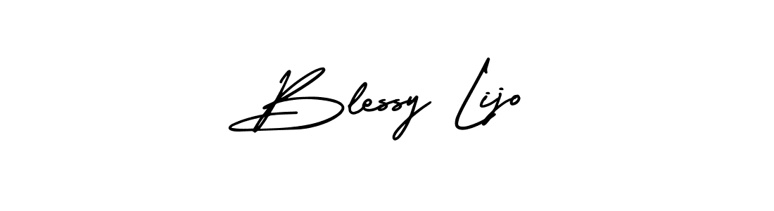 You can use this online signature creator to create a handwritten signature for the name Blessy Lijo. This is the best online autograph maker. Blessy Lijo signature style 3 images and pictures png