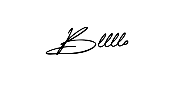 Bllllo stylish signature style. Best Handwritten Sign (AmerikaSignatureDemo-Regular) for my name. Handwritten Signature Collection Ideas for my name Bllllo. Bllllo signature style 3 images and pictures png