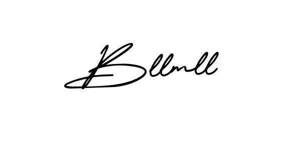 AmerikaSignatureDemo-Regular is a professional signature style that is perfect for those who want to add a touch of class to their signature. It is also a great choice for those who want to make their signature more unique. Get Bllmll name to fancy signature for free. Bllmll signature style 3 images and pictures png