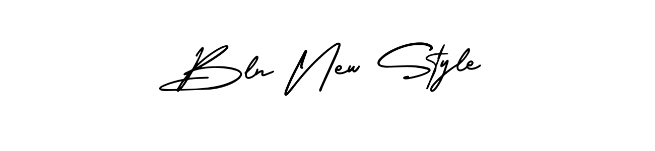 Best and Professional Signature Style for Bln New Style. AmerikaSignatureDemo-Regular Best Signature Style Collection. Bln New Style signature style 3 images and pictures png