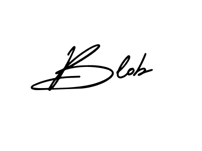 Make a beautiful signature design for name Blob. With this signature (AmerikaSignatureDemo-Regular) style, you can create a handwritten signature for free. Blob signature style 3 images and pictures png