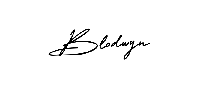 Best and Professional Signature Style for Blodwyn. AmerikaSignatureDemo-Regular Best Signature Style Collection. Blodwyn signature style 3 images and pictures png