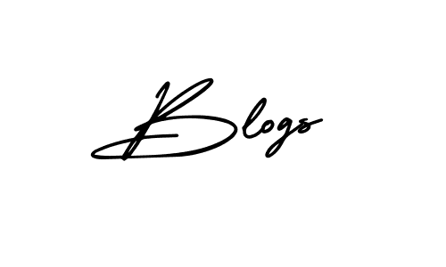 Blogs stylish signature style. Best Handwritten Sign (AmerikaSignatureDemo-Regular) for my name. Handwritten Signature Collection Ideas for my name Blogs. Blogs signature style 3 images and pictures png