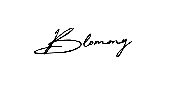 Make a beautiful signature design for name Blommy. Use this online signature maker to create a handwritten signature for free. Blommy signature style 3 images and pictures png