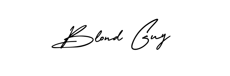 Also we have Blond Guy name is the best signature style. Create professional handwritten signature collection using AmerikaSignatureDemo-Regular autograph style. Blond Guy signature style 3 images and pictures png
