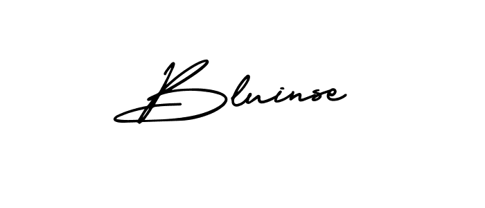 How to Draw Bluinse signature style? AmerikaSignatureDemo-Regular is a latest design signature styles for name Bluinse. Bluinse signature style 3 images and pictures png