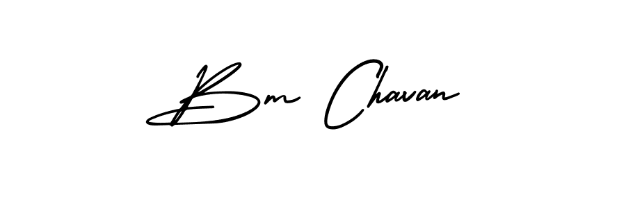 Make a beautiful signature design for name Bm Chavan. Use this online signature maker to create a handwritten signature for free. Bm Chavan signature style 3 images and pictures png