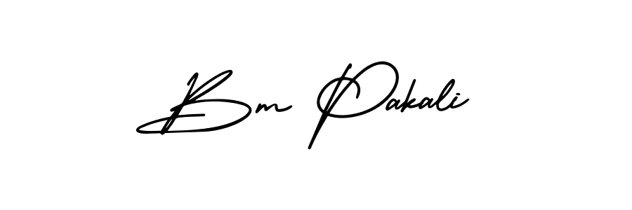 Check out images of Autograph of Bm Pakali name. Actor Bm Pakali Signature Style. AmerikaSignatureDemo-Regular is a professional sign style online. Bm Pakali signature style 3 images and pictures png