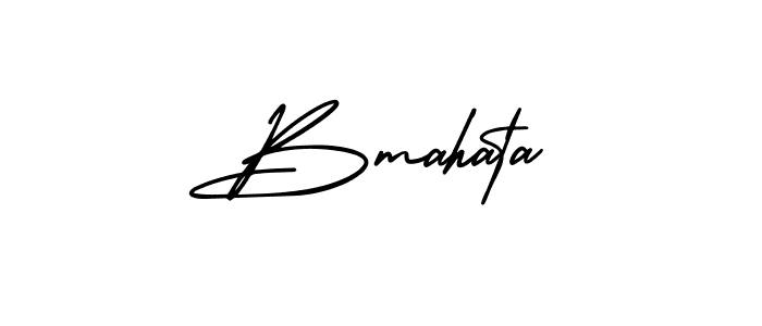 How to Draw Bmahata signature style? AmerikaSignatureDemo-Regular is a latest design signature styles for name Bmahata. Bmahata signature style 3 images and pictures png