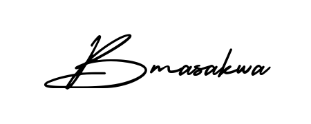 Use a signature maker to create a handwritten signature online. With this signature software, you can design (AmerikaSignatureDemo-Regular) your own signature for name Bmasakwa. Bmasakwa signature style 3 images and pictures png