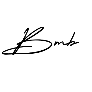 Design your own signature with our free online signature maker. With this signature software, you can create a handwritten (AmerikaSignatureDemo-Regular) signature for name Bmb. Bmb signature style 3 images and pictures png