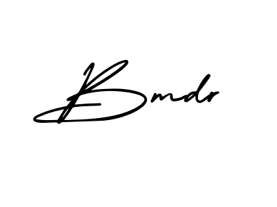 Design your own signature with our free online signature maker. With this signature software, you can create a handwritten (AmerikaSignatureDemo-Regular) signature for name Bmdr. Bmdr signature style 3 images and pictures png