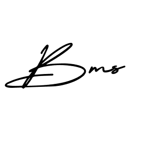 Make a beautiful signature design for name Bms. Use this online signature maker to create a handwritten signature for free. Bms signature style 3 images and pictures png