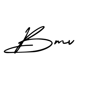 How to make Bmv signature? AmerikaSignatureDemo-Regular is a professional autograph style. Create handwritten signature for Bmv name. Bmv signature style 3 images and pictures png