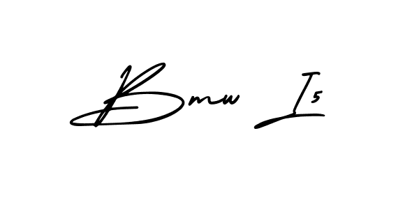 The best way (AmerikaSignatureDemo-Regular) to make a short signature is to pick only two or three words in your name. The name Bmw I5 include a total of six letters. For converting this name. Bmw I5 signature style 3 images and pictures png