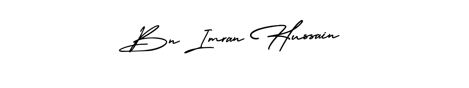 Make a beautiful signature design for name Bn Imran Hussain. Use this online signature maker to create a handwritten signature for free. Bn Imran Hussain signature style 3 images and pictures png