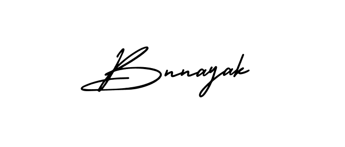 How to make Bnnayak signature? AmerikaSignatureDemo-Regular is a professional autograph style. Create handwritten signature for Bnnayak name. Bnnayak signature style 3 images and pictures png