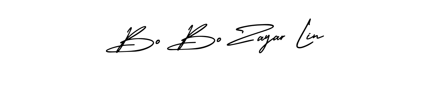 This is the best signature style for the Bo Bo Zayar Lin name. Also you like these signature font (AmerikaSignatureDemo-Regular). Mix name signature. Bo Bo Zayar Lin signature style 3 images and pictures png