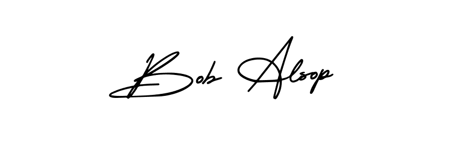 AmerikaSignatureDemo-Regular is a professional signature style that is perfect for those who want to add a touch of class to their signature. It is also a great choice for those who want to make their signature more unique. Get Bob Alsop name to fancy signature for free. Bob Alsop signature style 3 images and pictures png