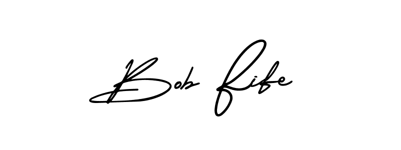 You should practise on your own different ways (AmerikaSignatureDemo-Regular) to write your name (Bob Fife) in signature. don't let someone else do it for you. Bob Fife signature style 3 images and pictures png