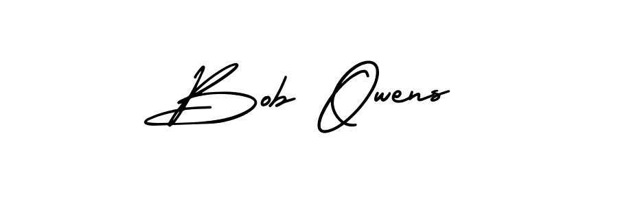 Bob Owens stylish signature style. Best Handwritten Sign (AmerikaSignatureDemo-Regular) for my name. Handwritten Signature Collection Ideas for my name Bob Owens. Bob Owens signature style 3 images and pictures png