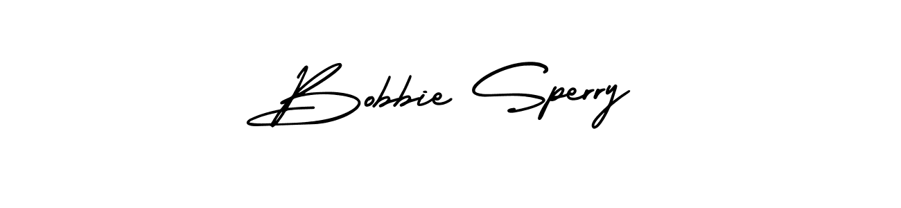 How to make Bobbie Sperry signature? AmerikaSignatureDemo-Regular is a professional autograph style. Create handwritten signature for Bobbie Sperry name. Bobbie Sperry signature style 3 images and pictures png